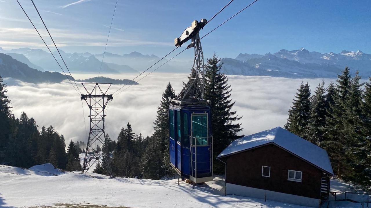 Rigi-Burggeist Alpine Guesthouse Gersau Exteriör bild